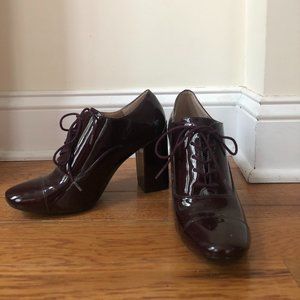 Calvin Klein Calley Leather Oxford Booties